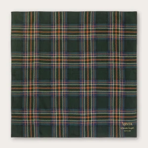 Amber Riverbank Silk Pocket Square