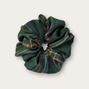 Amber Riverbank Large Silk Scrunchie