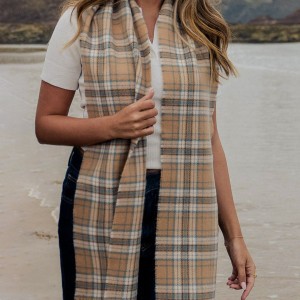 Morning Sands Tartan Scarf