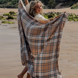 Morning Sands Tartan Throw