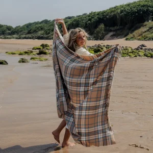 Morning Sands Tartan Throw